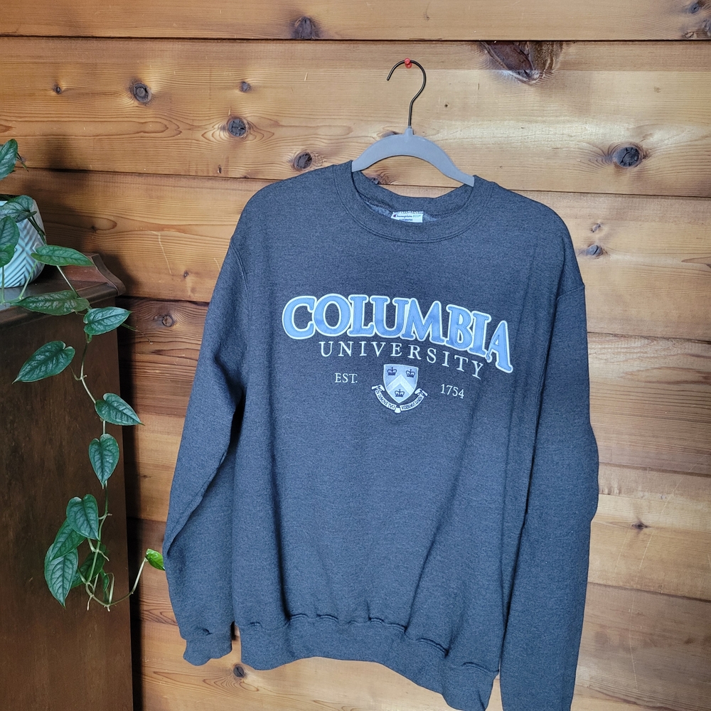 Columbia University Gray Crewneck Sweatshirt